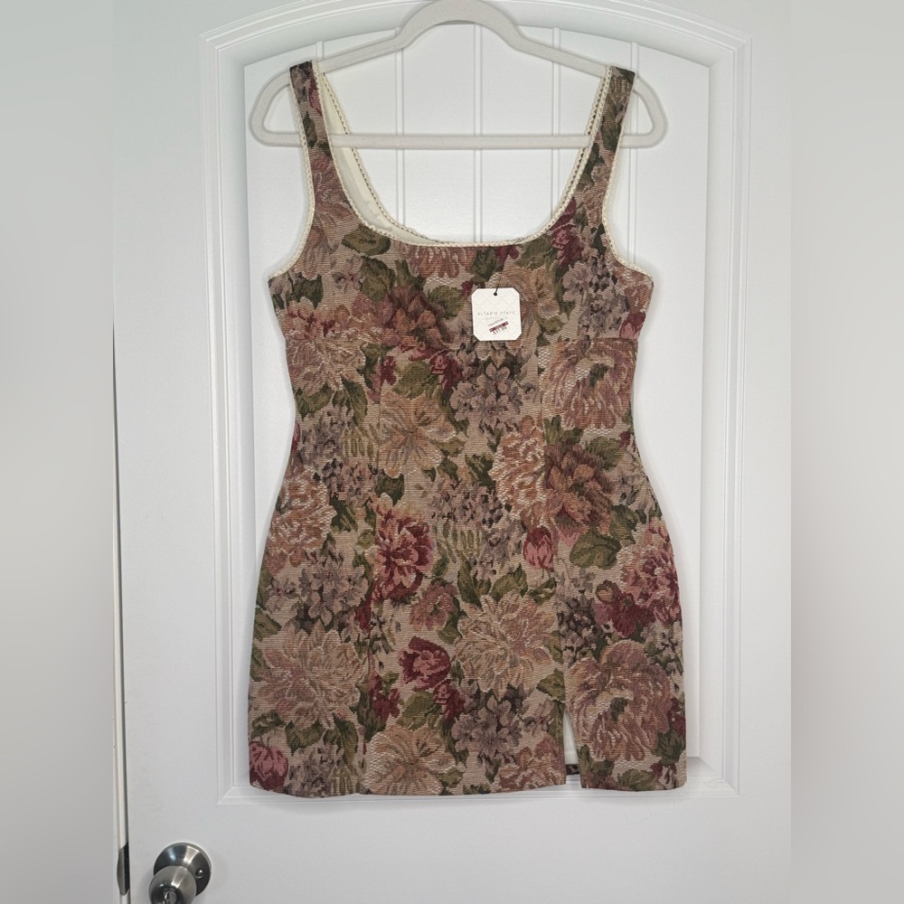 Altar'd State Floral Mini Dress - Multicolor